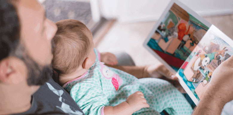 Vater-Kind-lesen lesen lernen