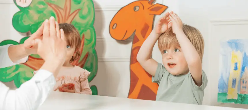 Fingerspiele Kinder Kinder lernen Fingerspiele
