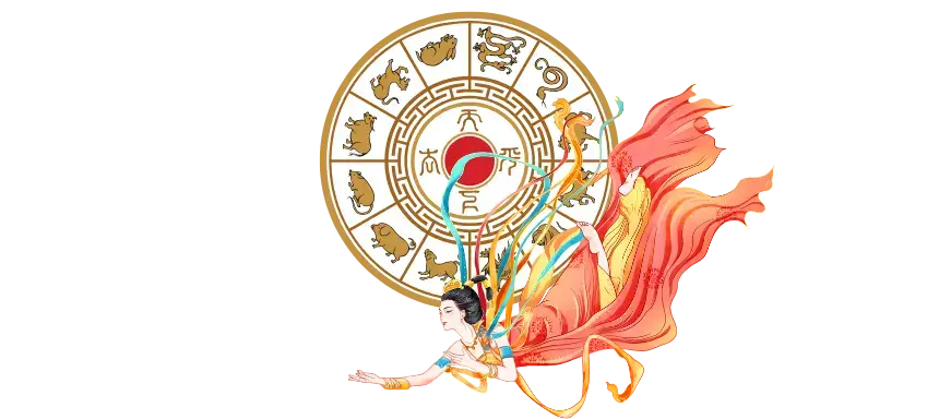 Chinesische-Sternzeichen Der Kreis der Chinesischen Sternzeichen