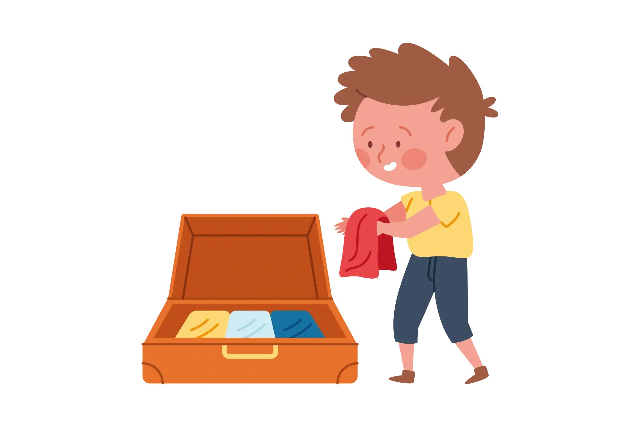 Packen Koffer packen