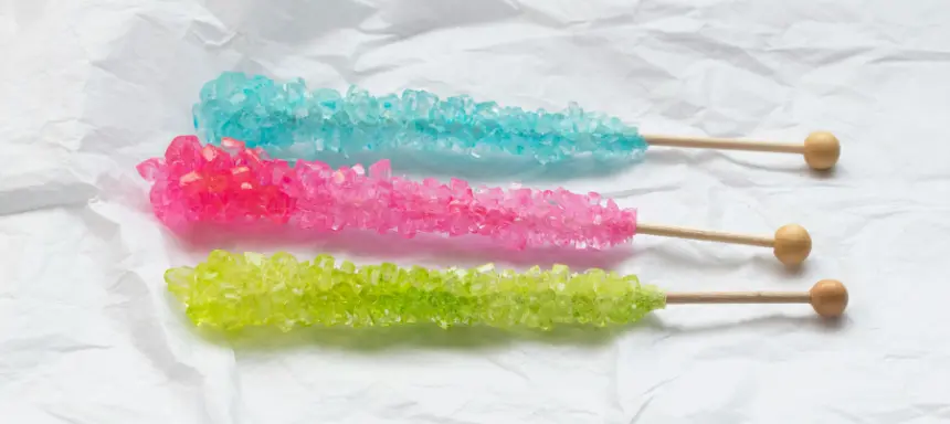 Zuckerkristalle Kristalle züchten mit Zucker